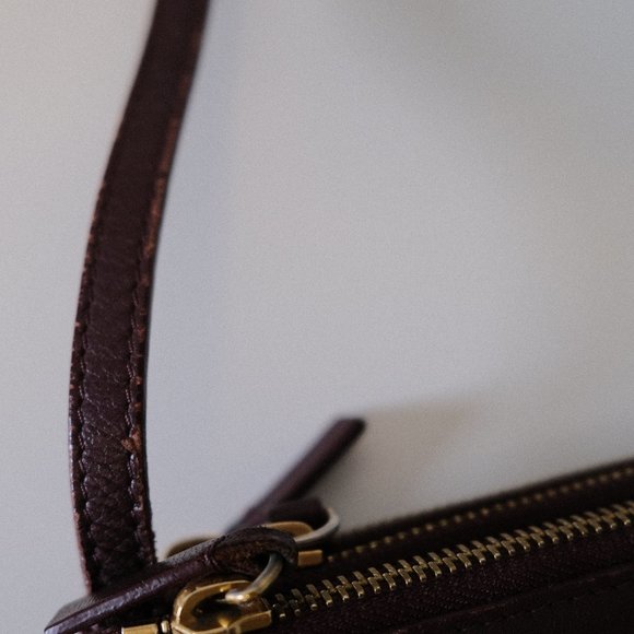 Celine Lambskin Large Trio Crossbody Bag Burgundy - Picture 8 of 11